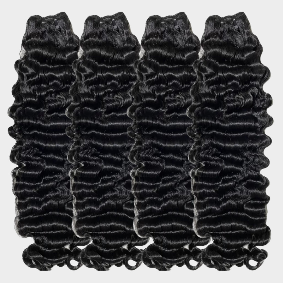 4 Bundle Deal | Cambodian Straight, Body Wave, Burmese Curly