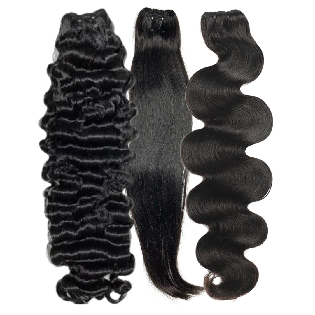 Cambodian Bundle | Straight, Body Wave, Burmese Curly