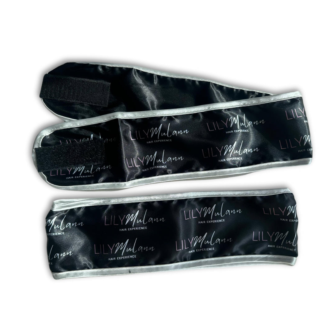 Satin Velcro Head Wrap