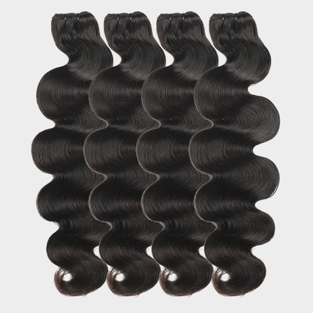 4 Bundle Deal | Cambodian Straight, Body Wave, Burmese Curly